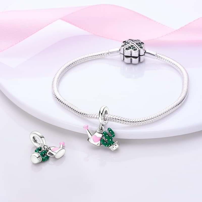 CYCUFF Store 925 Sterling Silver Charms Suitable for Charm Necklaces, Bracelet Pendants Beads Jewellery Gift for Women Family Friends - Image 2